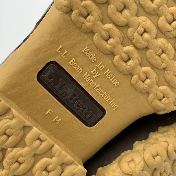 LL Bean Bean Boots rubber and leather duck boots - Picture 12 of 13